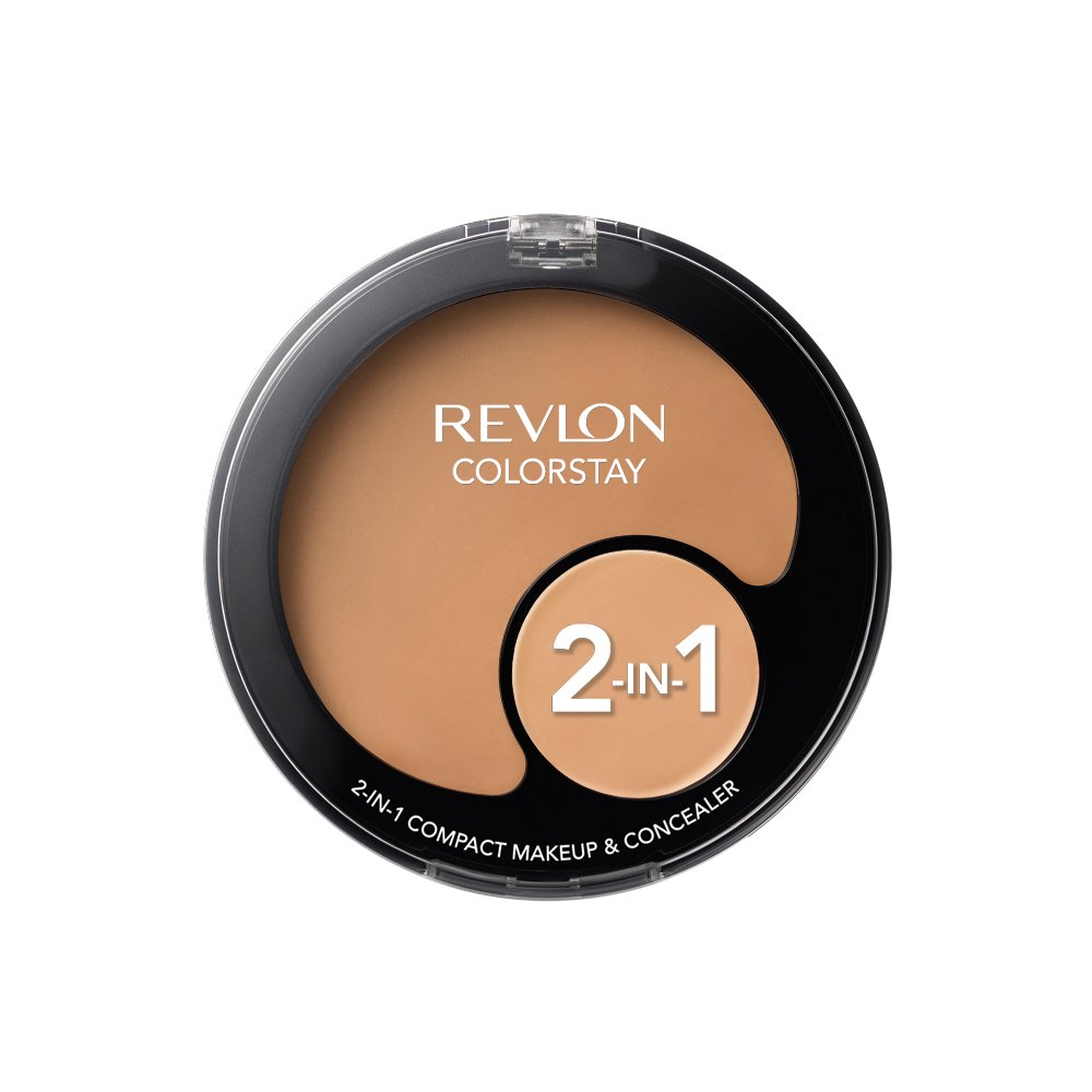 Amazon.com : Revlon ColorStay 2-in-1 Compact Makeup & Concealer